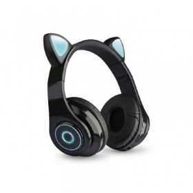 Ασύρματα ακουστικά - Cat Headphones - P39 - 700397 - Black Ασύρματα ακουστικά - Cat Headphones - P39 - 700397 - Black