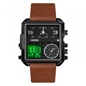 Ψηφιακό/αναλογικό ρολόι χειρός - Skmei - 1584 - Black III