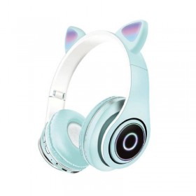 Ασύρματα ακουστικά - Cat Headphones - P39 - 700397 - Blue Ασύρματα ακουστικά - Cat Headphones - P39 - 700397 - Blue