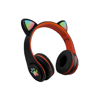 Ασύρματα ακουστικά - Cat Headphones - YW018 - 623643 - Black