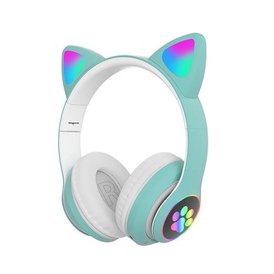 Ασύρματα ακουστικά - Cat Headphones - STN28 - 000008 - Green