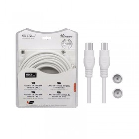 Καλώδιο κεραίας TV Coax male-Coax female - 10m - 722BC - 196727