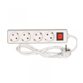 Πολύπριζο 4 θέσεων με διακόπτη ασφαλείας - 4S - 068240