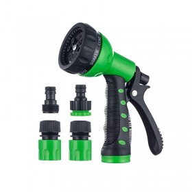 Πιστόλι με σετ κεφαλών για λάστιχο κήπου - 5pcs - 220042