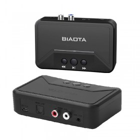 Αντάπτορας ήχου Bluetooth 5.0 - RCA/AUX - Audio Reciever - BT300 - 883549