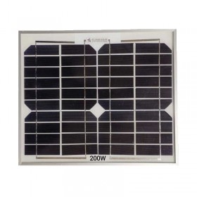 Μονοκρυσταλλικό ηλιακό πάνελ - Solar Panel - 200W - 602265
