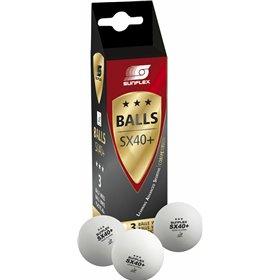 Sunflex SX40+ 97253 Μπαλάκια Ping Pong 3-Star 3τμχ Sunflex SX40+ 97253 Μπαλάκια Ping Pong 3-Star 3τμχ