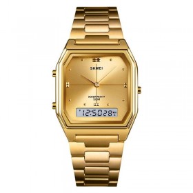 Αναλογικό ρολόι χειρός - Skmei - 1612 - Gold