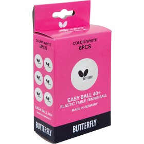 Butterfly Easy Ball 40+ 82823 Μπαλάκια Ping Pong 6τμχ Butterfly Easy Ball 40+ 82823 Μπαλάκια Ping Pong 6τμχ
