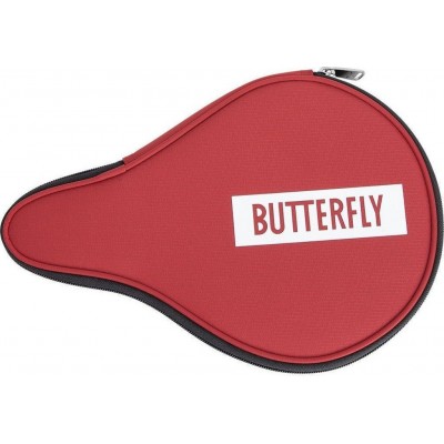 Butterfly Logo Round Red