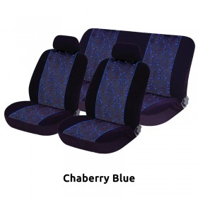 ΚΑΛΥΜΜΑΤΑ ΣΕΤ Α' ΠΟΙΟΤΗΤΑ VELOUR-JACQUARD Chaberry Blue