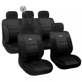 ΚΑΛΥΜΜΑΤΑ ΣΕΤ ΔΙΑΙΡΟΥΜΕΝΑ LUXURY (PU) ΜΑΥΡΟ