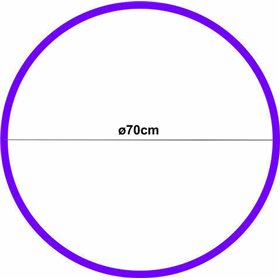 Reinhart 97170 Στεφάνι Ρυθμικής με Διάμετρο 70cm Μωβ Reinhart 97170 Στεφάνι Ρυθμικής με Διάμετρο 70cm Μωβ