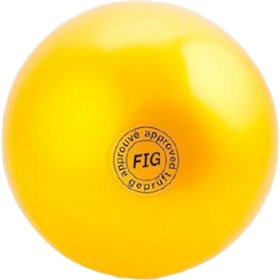 Αθλοπαιδιά 009.8016 Μπάλα Ρυθμικής με Διάμετρο 19cm Κίτρινη