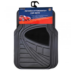 ΠΑΤΑΚΙΑ ΣΕΤ 4 ΤΕΜ PVC ΓΚΡΙ/ΜΑΥΡΟ