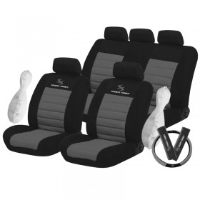 ΚΑΛΥΜΜΑΤΑ ΣΕΤ SPORT SERIES ΜΑΥΡΟ/ΓΚΡΙ