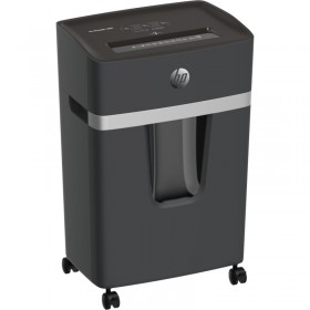 HP ProShredder 10MC – 2812 Επαγγελματικός καταστροφέας εγγράφων με συνδετήρες και καρτών Micro Cross Cut P5 – 10 x A4 – 20L