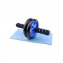 Ab Roller with exercise mat for the knees (BLUE) LIGASPORT*