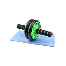 Ab Roller with exercise mat for the knees (GREEN)  LIGASPORT*