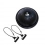 Balance ball with tube bands BLACK (Bosu Ball) 58cm LIGASPORT*