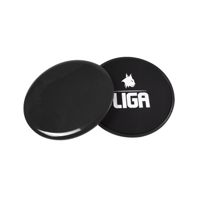 GLIDING DISCS set (x2) (BLACK) LIGASPORT*