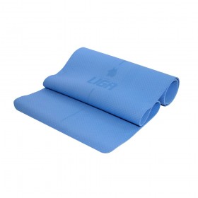 "TPE  yoga mat (original) 185cm*68cm*0 TPE  yoga mat (original) 185cm*68cm*0,6cm (LIGHT BLUE) LIGASPORT*