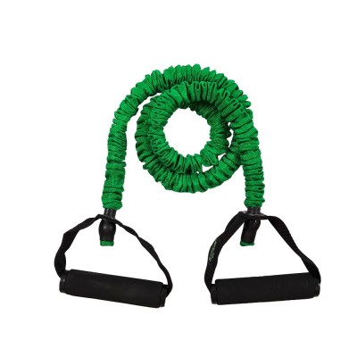 Tube band with handles and fabric cover - (Resistance level – 13,6 kg) GREEN LIGASPORT