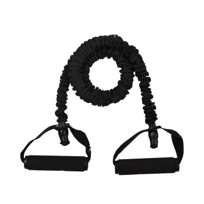 Tube band with handles and fabric cover - (Resistance level – 18,1 kg) BLACK LIGASPORT*