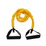 Tube band with handles and fabric cover - (Resistance level – 4,5 kg) YELLOW LIGASPORT*