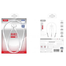 XO BS17 ΑΚΟΥΣΤΙΚΑ HANDSFREE ΣΤΕΚΑ, BLUETOOTH, NOISE REDUCTION, ΛΕΥΚΟ