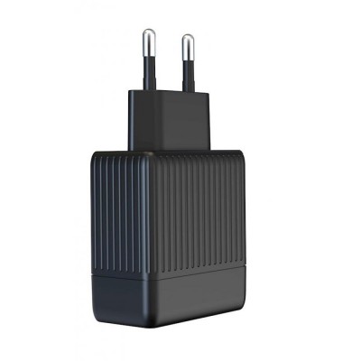 XO ΦΟΡΤΙΣΤΗΣ ΤΑΞΙΔΙΟΥ L58 18W QC3.0 ΜΑΥΡΟΣ