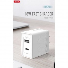 XO L43 EU 18W PD+QC 3.0 ΦΟΡΤΙΣΤΗΣ ΜΕ ΚΑΛΩΔΙΟ LIGHTING