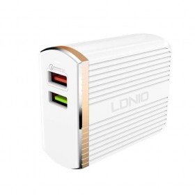 LDNIO A2502Q ΦΟΡΤΙΣΤΗΣ QC3.0 2 PORTS + 1M MICRO USB CABLE LDNIO A2502Q ΦΟΡΤΙΣΤΗΣ QC3.0 2 PORTS + 1M MICRO USB CABLE