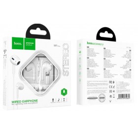 HOCO M1 MAX CRYSTAL ΑΚΟΥΣΤΙΚΑ HANDSFREE ΓΙΑ LIGHTNING