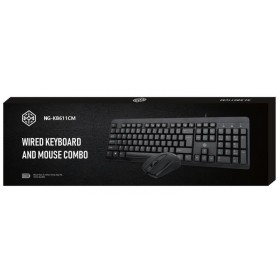 "NG KB611GR ΣΕΤ ΠΛΗΚΤΡΟΛΟΓΙΟ ΚΑΙ ΠΟΝΤΙΚΙ USB BLACK NG KB611GR ΣΕΤ ΠΛΗΚΤΡΟΛΟΓΙΟ ΚΑΙ ΠΟΝΤΙΚΙ USB BLACK, ΜΕ ΕΛΛΗΝΙΚΟ ΠΛΗΚΤΡΟΛΟΓΙΟ