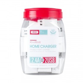 XO ΦΟΡΤΙΣΤΗΣ ΤΑΞΙΔΙΟΥ L65 2.4A ΜΕ 2 ΘΥΡΕΣ USB (22ΤΕΜ/ΜΠΟΥΚΑΛΙ)