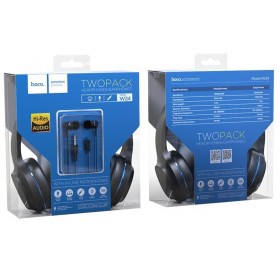 HOCO W24 ENLIGHTEN ΣΕΤ ΑΚΟΥΣΤΙΚΑ ΜΕ ΜΙΚΡΟΦΩΝΟ ΜΠΛΕ