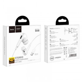 HOCO M1 PRO ORIGINAL SERIES EARPHONES FOR LIGHTNING ΑΣΠΡΟ