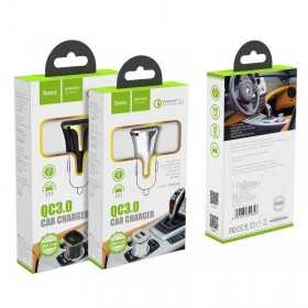 HOCO Z31 UNIVERSE DOUBLE PORT QC3.0 ΦΟΡΤΙΣΤΗΣ ΑΥΤΟΚΙΝΗΤΟΥ, ΛΕΥΚΟ