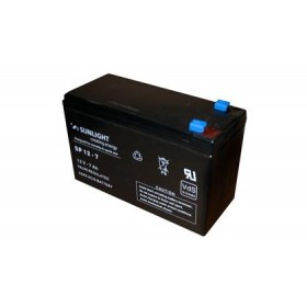 SUNLIGHT BATTERY 12V 7AH (6.3 FASTON)