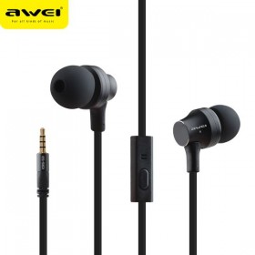 AWEI ES910I STEREO EARPHONES SUPER BASS HEADSET ΜΑΥΡΑ AWEI ES910I STEREO EARPHONES SUPER BASS HEADSET ΜΑΥΡΑ