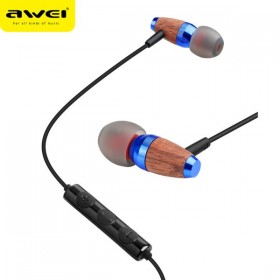 AWEI ES80TY INTELLIGENT MUSIC HEADSET ΞΥΛΙΝΑ ΜΠΛΕ AWEI ES80TY INTELLIGENT MUSIC HEADSET ΞΥΛΙΝΑ ΜΠΛΕ