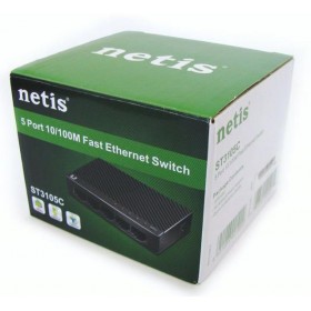 NETIS ST3105C SWITCH 5-PORT 10/100Mbps NETIS ST3105C SWITCH 5-PORT 10/100Mbps