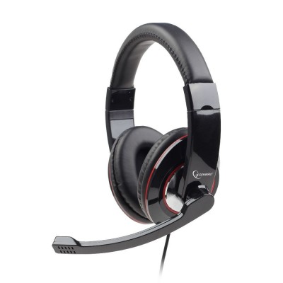 GEMBIRD HEADSET ΜΑΥΡΟ MHS-001