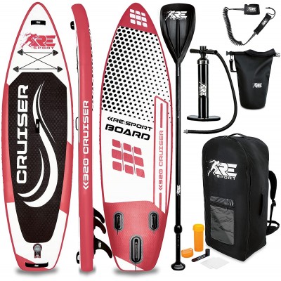 Re:Sport SUP Board Set, Φουσκωτό 380cm σε κόκκινο χρώμα