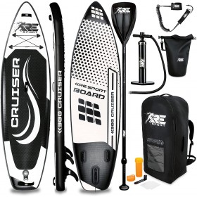 Re:Sport SUP Board Set, Φουσκωτό 305cm σε μαύρο χρώμα