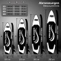 Re:Sport SUP Board Set, Φουσκωτό 366cm σε μαύρο χρώμα