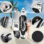 Re:Sport SUP Board Set, Φουσκωτό 366cm σε μαύρο χρώμα
