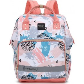 Τσάντα πλάτης μωρού sunearth&u ροζ B-452