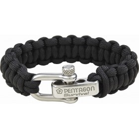 Pentagon Survival Bracelet Βραχιόλι Επιβίωσης Μαύρο